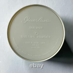 VTG Guerlain Shalimar Perfumed Dusting Powder 8 Oz. Sealed Container Talc