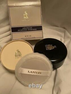 VTG Lanvin Arpege Extrait Perfume, Sealed Dusting Powder & Soap