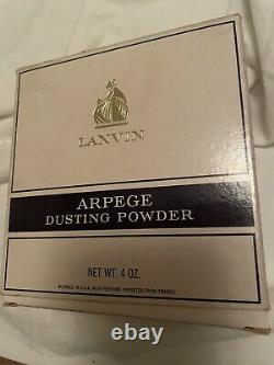 VTG Lanvin Arpege Extrait Perfume, Sealed Dusting Powder & Soap