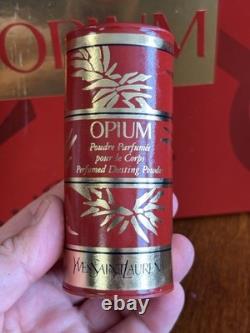 VTG NEW YSL OPIUM PERFUMED DUSTING POWDER 1.25oz/35g New