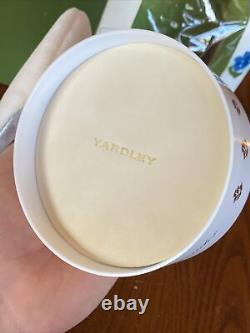 VTG NOS Yardley New York Dusting Powder Pedestal Blue Puff Lavender Scent 4oz