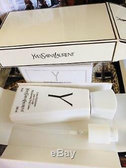 VTG New Authentic Y by Yves Saint Laurent Perfumed Dusting Powder & Body Lotion