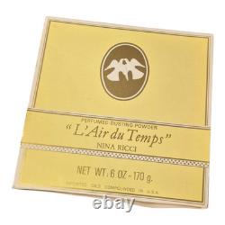 VTG Nina Ricci L'Air du Temps Dusting Powder 6oz NOS New in Box Made in USA