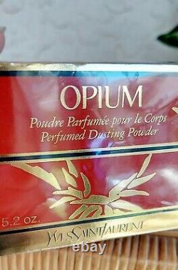 VTG SEALED OPIUM Perfumed Dusting Powder Yves Saint Laurent 5.2OZ150GR