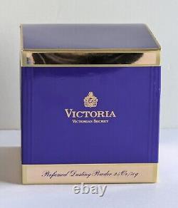 VTG VICTORIA SECRET Perfumed Dusting Powder 2.5 Oz Glass Jar NIB Rare + VS TOTE