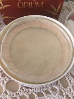 VTG YSL OPIUM PERFUMED SATIN DUSTING POWDER 5.2oz/150g. New (Read Description)