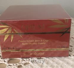 VTG YSL OPIUM PERFUMED SATIN DUSTING POWDER 5.2oz/150g. New, Sealed Box