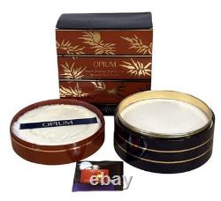 VTG YSL Yves Saint Laurent OPIUM Perfumed Dusting Bath Powder 6.0 oz NEW WithBOX