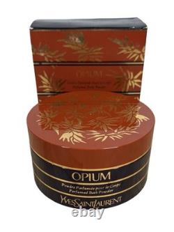VTG YSL Yves Saint Laurent OPIUM Perfumed Dusting Bath Powder 6.0 oz NEW WithBOX