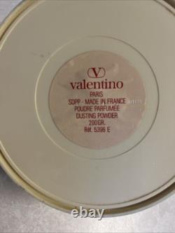 Valentino Made In France Perfume Dusting Body Powder Vintage Vanity Display