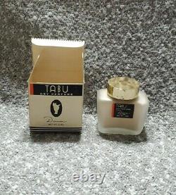 Very Rare Vintage Tabu By Dana Dry Perfume Dusting Bath Body Powder New Lljvtg