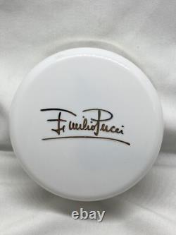 Vintage 1965 Emilio Pucci Perfumes VIVARA 6oz Dusting Powder #7606 MI USA Rare