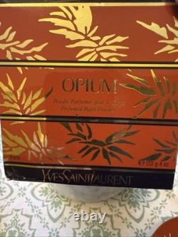 Vintage 4 Oz. Opium Perfumed Dusting/body/bath Powder New Sealed In Box