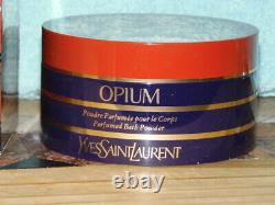 Vintage 6 Oz Opium Perfumed Dusting/body/bath Powder New In Box