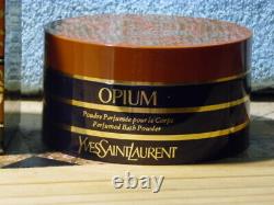 Vintage 6 Oz Opium Perfumed Dusting/body/bath Powder New In Box