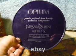 Vintage 6 Oz Opium Perfumed Dusting/body/bath Powder New In Box