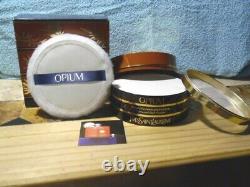 Vintage 6 Oz Opium Perfumed Dusting/body/bath Powder New In Box