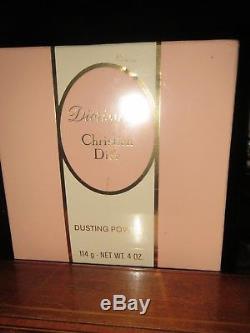 Vintage 70s 80s Diorissimo Christian Dior Perfumed Dusting Powder 4oz