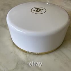 Vintage 8oz CHANEL No. 5 Bath White Dusting Powder with Puff & Screen FULL