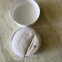 Vintage 8oz CHANEL No. 5 Bath White Dusting Powder with Puff & Screen FULL