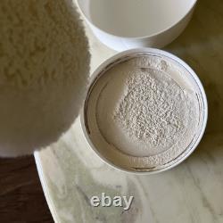 Vintage 8oz CHANEL No. 5 Bath White Dusting Powder with Puff & Screen FULL