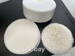 Vintage 8oz CHANEL No. 5 Bath White Dusting Powder with Puff & Screen FULL