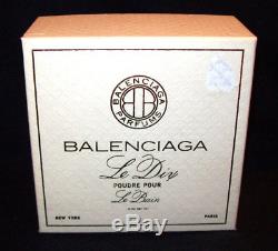 Vintage Balenciaga Le Dix' Bath Body Dusting Powder 4 oz. Women's Fragrance NIB