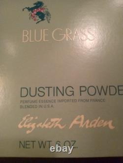 Vintage Bluegrass Elizabeth Arden Perfumed Dusting Powder 3BA 6oz New York