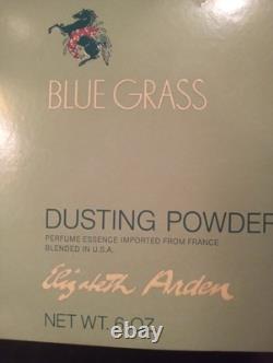 Vintage Bluegrass Elizabeth Arden Perfumed Dusting Powder 3BA 6oz New York