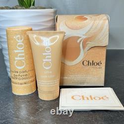 Vintage CHLOE By Lagerfeld 1.75 oz Perfumed Dusting Powder & 2 oz Body Lotion