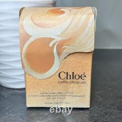 Vintage CHLOE By Lagerfeld 1.75 oz Perfumed Dusting Powder & 2 oz Body Lotion