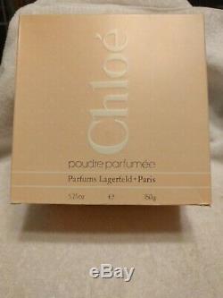 Vintage CHLOE by Karl Lagerfeld Perfumed Bath Dusting Powder 5.25 oz NIB