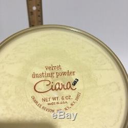 Vintage CIARA Velvet Dusting Powder Perfumed 6 oz Charles Revson NEW wear SEE