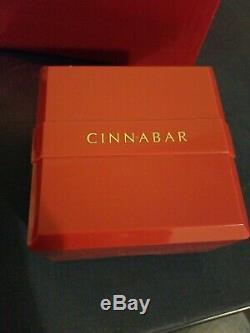 Vintage CINNABAR ESTEE LAUDER Eau de Parfum 1.7 oz DUSTING POWDER 3 oz gift set