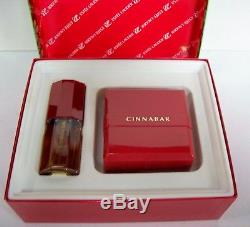 Vintage CINNABAR Estee Lauder Perfume & Dusting Powder