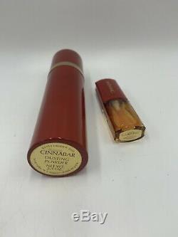 Vintage CINNABAR Perfumed Dusting Powder 2.5oz Estee Lauder. 25 Fragrance Spray