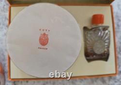 Vintage COTY Set, Dusting Powder And Perfume L'Origan And Naturelle