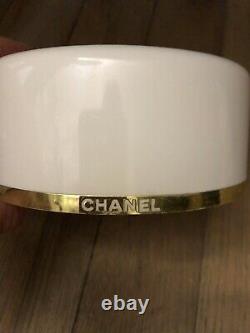 Vintage Chanel No 5 Bath Powder Dusting Puff Perfumed 8 oz withPuffer 90% FULL