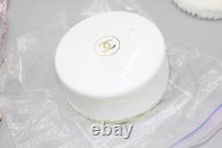 Vintage Chanel No 5 Dusting Bath Powder With Puff Powder 8 oz Poofy READ! HTF