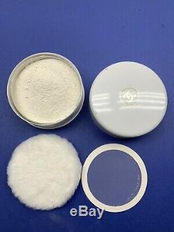 Vintage Chanel No. 5 Perfumed Dusting Bath Powder 8oz Container with Puff