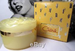 Vintage Charles Revson CIARA 6.0oz Perfume Velvet Dusting Powder New Old Stock