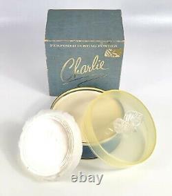 Vintage Charlie by Revlon Perfumed Dusting Body Powder 5 oz New Sealed Jar Rare