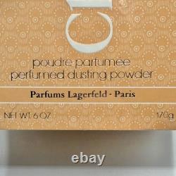 Vintage Chloé By LAGERFELD Perfumed Dusting Powder 170g/6oz New Sealed Box /cb