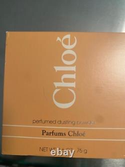 Vintage Chloe Perfumed Dusting Powder. 2.6 Ounce. New In Box