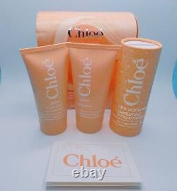 Vintage Chloe Set Lotion Bath And Shower Gel Dusting powder Travel Size 1980s