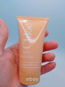 Vintage Chloe Set Lotion Bath And Shower Gel Dusting powder Travel Size 1980s