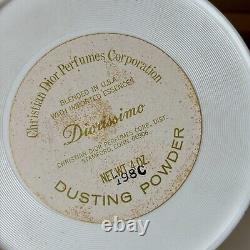 Vintage Christian Dior DIORISSIMO Perfumed Body Bath Dusting Powder 4 oz NEW