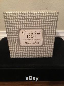 Vintage Christian Dior Dusting Powder Miss Dior 8 Oz SEALED