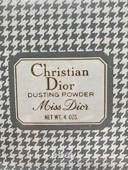 Vintage Christian Dior Dusting Powder Miss Dior NOS wrapped with original Label