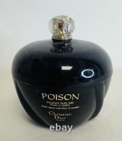 Vintage Christian Dior Poison Perfumed Dusting Powder with Puff, 200g